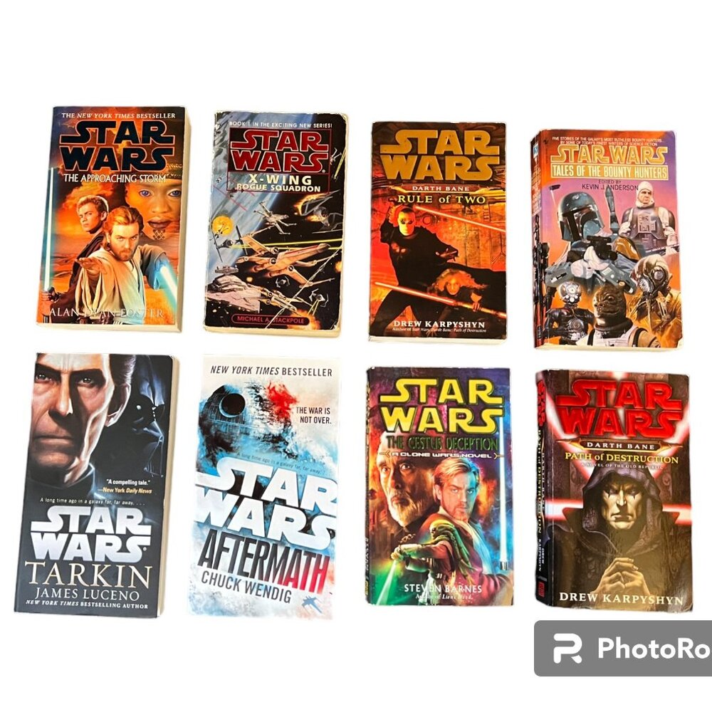 Lot of 8 Star Wars Paperback Books